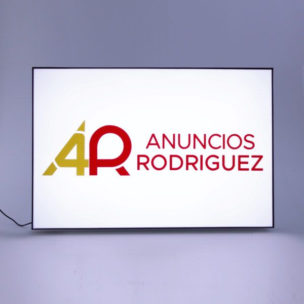 Anuncio luminoso 40 x 60 cm - Anuncios Rodriguez
