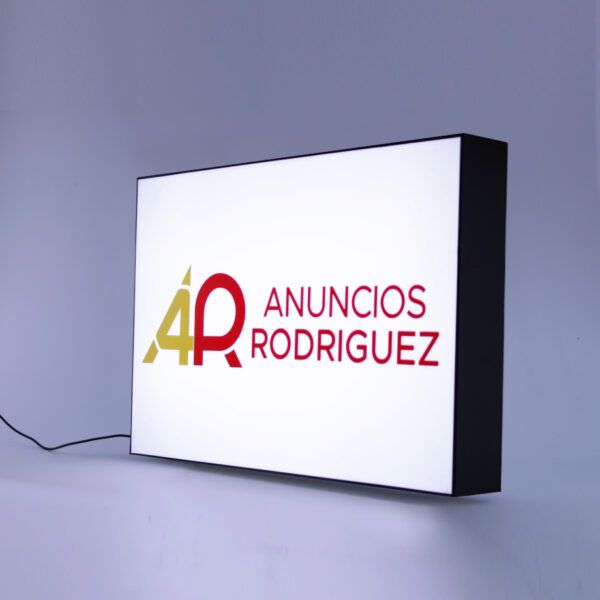 Anuncio luminoso 40 x 60 cm - Anuncios Rodríguez imagen 2